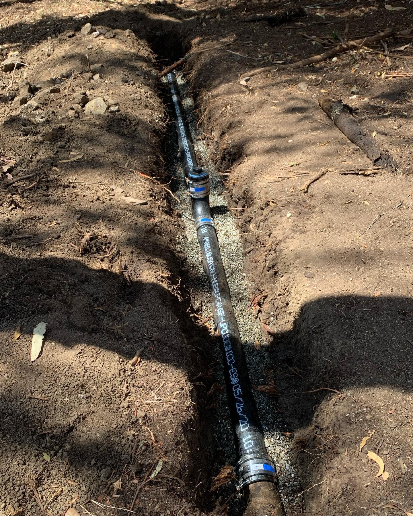 Repiping a section of an old network of pipes in San Francisco.
